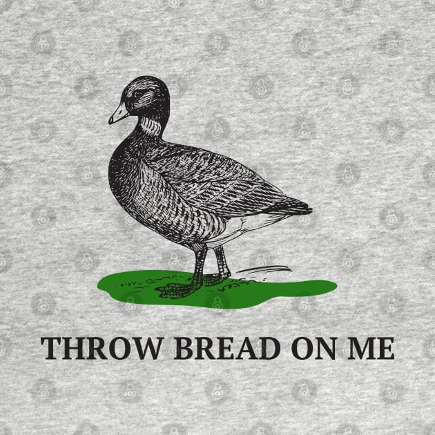 Throw bread on me, Gadsden flag duck meme by yass-art